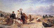 William Havell Weston Sands in 1864 Sweden oil painting artist